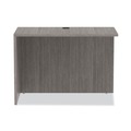 Office Desks & Workstations | Alera ALEVA354224GY 42 in. x 23.63 in. x 29.5 in. Valencia Series Reversible Return/Bridge Shell - Gray image number 3