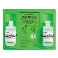 Safety & First Aid | Honeywell 320004650000 16 oz. Bottles Double Bottle Sterile Saline Eye Wash Wall Station (4/Carton) image number 1