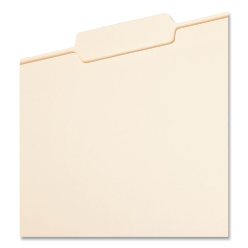 File Folders | Smead 10332 1/3-Cut Tabs Center Position Letter Size 0.75 in. Expansion File Folders - Manila (100/Box) image number 0