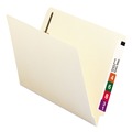 File Folders | Smead 34160 0.75 in. Expansion Recycled End Tab Fastener Folders - Manila Exterior/Letter Size (50/Box) image number 1