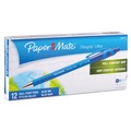 Pens | Paper Mate 9560131 0.8 mm Fine FlexGrip Ultra Recycled Retractable Ballpoint Pen - Blue Ink, Black/Blue Barrel (1-Dozen) image number 1