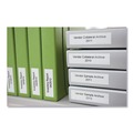 Labels | DYMO 2150471 D1 0.5 in. x 23 ft. Standard Labels - Black Print on White Tape (4/Pack) image number 5