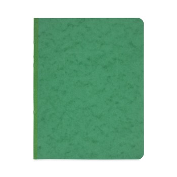 FILING AND FOLDERS | ACCO A7025976A 8.5 in. x 11 in. 3 in. Capacity Two-Piece Prong Fastener Pressboard Report Cover with Tyvek Reinforced Hinge - Dark Green