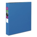 Binders | Avery 27351 11 in. x 8.5 in. 1.5 in. Capacity 3 Rings Durable Non-View Binder with DuraHinge and Slant Rings - Blue image number 0
