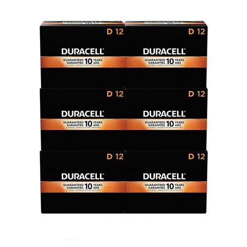 Batteries | Duracell MN1300CT CopperTop Alkaline D Batteries (72/Carton) image number 0