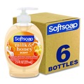Hand Soaps | Softsoap US04965ACT 7.5 oz Liquid Hand Soap Pumps - Milk and Honey Scent (6/Carton) image number 1
