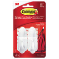 Wall Racks & Hooks | Command 17081ES 3 lbs. Capacity Medium Plastic General Purpose Designer Hooks - White (2/Pack) image number 0