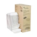 Food Trays, Containers, and Lids | Pactiv Corp. YCNW0205 9 x 6 x 3.1 EarthChoice Vented Microwavable MFPP Plastic Hinged Lid Container - White (170/Carton) image number 0