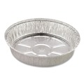  | Handi-Foil 204725 24 oz. 7 in. Diameter Round Aluminum Container - Silver (500/Carton) image number 2