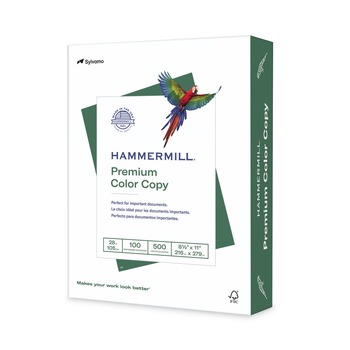 JUST LAUNCHED | Hammermill 10246-7 Premium Color Copy 28 lbs. 8.5 in. x 11 in. Print Paper - 100 Bright White (500/Ream)