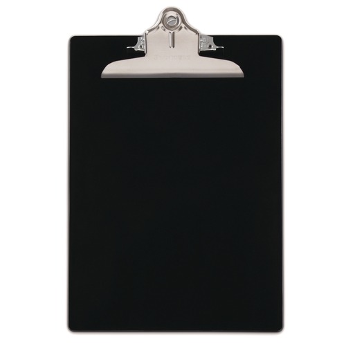Just Launched | Saunders 21603 1 in. Clip Capacity 8.5 in. x 11 in. Recycled Plastic Clipboard with Ruler Edge - Black image number 0