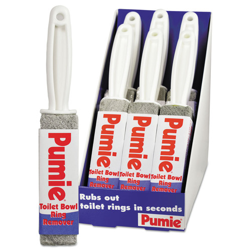 Cleaning Tools | Pumie JAN-6 1.25 in. x 5 in. Toilet Bowl Ring Remover with Handle - Gray (6/Pack) image number 0