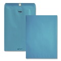 Envelopes & Mailers | Quality Park QUA38737 #90 9 in. x 12 in. 28 lbs. Bond Weight Kraft Square Flap Clasp/Gummed Closure Clasp Envelope - Blue (10/Pack) image number 0