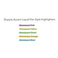 Highlighters | Sharpie 1754464 Chisel Tip Liquid Pen Style Highlighters - Fluorescent Pink Ink/Pink/Black/Clear Barrel (1-Dozen) image number 3