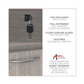 Office Filing Cabinets & Shelves | Alera ALEVA542822GY 15.63 in. x 20.5 in. x 28.5 in. Valencia Series Full Pedestal File Left or Right 2 Legal/Letter-Size File Drawers - Gray image number 6