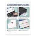 Back to School Sale | Avery 11846 Ready Index 11 in. x 8.5 in. 1-Tab 1 to 31 Customizable TOC Dividers - White/Multicolor Tabs (1-Set) image number 6