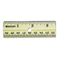 Office & Office Supplies | Westcott 10702 12 in. Long 3-Hole Punched Wood Ruler English and Metric With Metal Edge image number 2