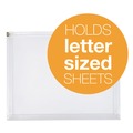 Envelopes & Mailers | Pendaflex 84190GW 10 in. x 13 in. Poly Zipper Closure Envelope - Clear (5/Pack) image number 2