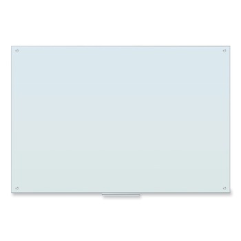 U Brands 2301U00-01 70 x 47 Glass Dry Erase Board - White Surface
