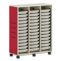 Boxes & Bins | HON HFMBIN3 Flagship 12.75 in. x 16 in. x 3 in. 1 Section Storage Bins - Translucent White image number 5