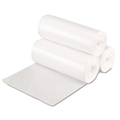 Trash Bags | Boardwalk Z4831LN GR1 16 Gallon 7 mic 24 in. x 31 in. Perforated Roll High Density Can Liners - Natural (50 Bags/Roll, 20 Rolls/Carton) image number 0