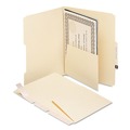 File Folders | Smead 68030 1 Fastener Letter Size Self-Adhesive Folder Dividers with 5.5 in. Pockets for Top/End Tab Folders - Manila (25/Pack) image number 1