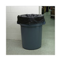 Trash & Waste Bins | Boardwalk H7658WKK 60 Gallon 1.7 mil 38 in. x 58 in. Flat Pack Linear Low Density Industrial Can Liners - Black (100/Carton) image number 6