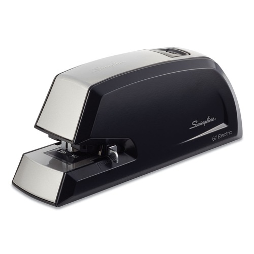 Just Launched | Swingline S7006701A 20 Sheet Capacity Full Strip Commercial Electric Stapler - Black image number 0