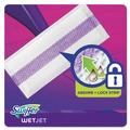  | Swiffer 08443 WetJet 11.3 in. x 5.4 in. System Cloth Refills - White (24-Piece/Box, 4 Boxes/Carton) image number 5