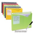 File Jackets & Sleeves | C-Line 63060 Straight Tab Write-On Poly File Jackets - Letter, Assorted Colors (25/Box) image number 4