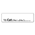 Labels | Avery 08425 0.94 in. x 3.44 in. Removable File Folder Labels with Sure Feed Technology - White (18/Sheet, 25 Sheets/Pack) image number 2