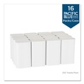 Paper Towels and Napkins | Georgia Pacific Professional 20389 9.2 in. x 9.4 in. 1-Ply Pacific Blue Select Folded Paper Towels - White (16 Packs/Carton) image number 3