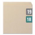 Labels | Smead 68319 0.75 in. x 1.5 in. "19-in Yearly End Tab File Folder Labels - Gray (500/Roll) image number 2
