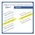 Labels | Brother P-Touch TZES631 0.47 in. x 26.2 ft. TZe Standard Adhesive Laminated Labeling Tape - Black on Yellow image number 5