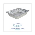  | Boardwalk BWKSTEAMHFDP 128 oz. Half-Size Deep Aluminum Steam Table Pans (100/Carton) image number 4