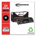 Back to School Sale | Innovera IVRE505AM 2300 Page-Yield Remanufactured MICR Toner Replacement for 05AM (CE505AM) - Black image number 1