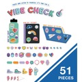 Floor Signs & Safety Signs | Carson-Dellosa 110584 51-Piece 14.1 in. x 17.9 in. We Stick Together: Vibe Check Decorative Bulletin Board Set - Multicolor image number 1