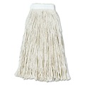  | Boardwalk BWK2016CCT #16 Cut-End Cotton Wet Mop Head - White (12/Carton) image number 5