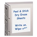 Sticky Notes & Post it | C-Line 57911 8.5 in. x 11 in. Self-Stick Dry Erase Sheets - White (25/Box) image number 1