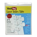 Dividers & Tabs | Redi-Tag B39017 1.13 in. Wide 1/5-Cut Laser Printable Index Tabs - White (375/Pack) image number 0