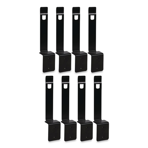 Wall Racks & Hooks | PURELL 5830-08-BLK Rail Mount For Es Everywhere System Black 8/pack 4 Packs/carton image number 0