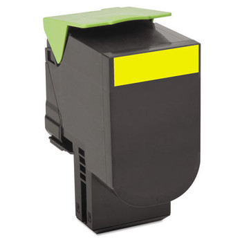 Lexmark 80C10Y0 1000 Page-Yield Return Program Toner - Yellow