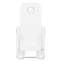 Desk Shelves | Deflecto 77501 4.25w x 3.25d x 7.75h Leaflet Size DocuHolder for Countertop/Wall-Mount - Clear image number 2