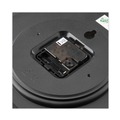 Back to School Sale | Universal UNV10451 12 in. Diameter Cordless Whisper Quiet Clock - Black image number 4