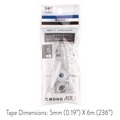 Back to School Sale | Tombow 68697 MONO Air 0.19 in. x 236 in. Refill Pen-Type Correction Tape - Clear Applicator image number 1