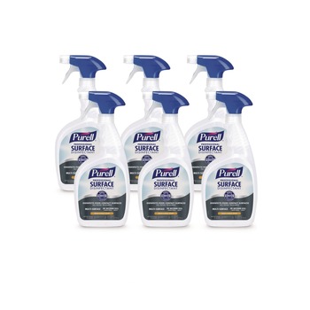PURELL 3342-06 32 oz Spray Bottle Professional Surface Disinfectant - Fresh Citrus (6/Carton)