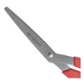 Arts & Crafts Supplies | Westcott 10703 8 in. Long 3.5 in. Cut Length Value Line Stainless Steel Shears - Crane-Style Red Handle image number 2