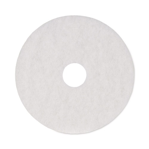 Just Launched | Boardwalk BWK4016WHI 16 in. Diameter Polishing Floor Pads - White (5/Carton) image number 0