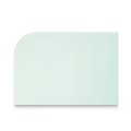 White Boards | MasterVision GL080101 Lago 48 in. x 36 in. Magnetic Glass Dry Erase Board  - Opaque White image number 4