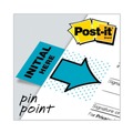 Page Flags | Post-it Flags 680-IH2 1 in. Initial Here Arrow Message Page Flags - Blue (100/Pack) image number 5